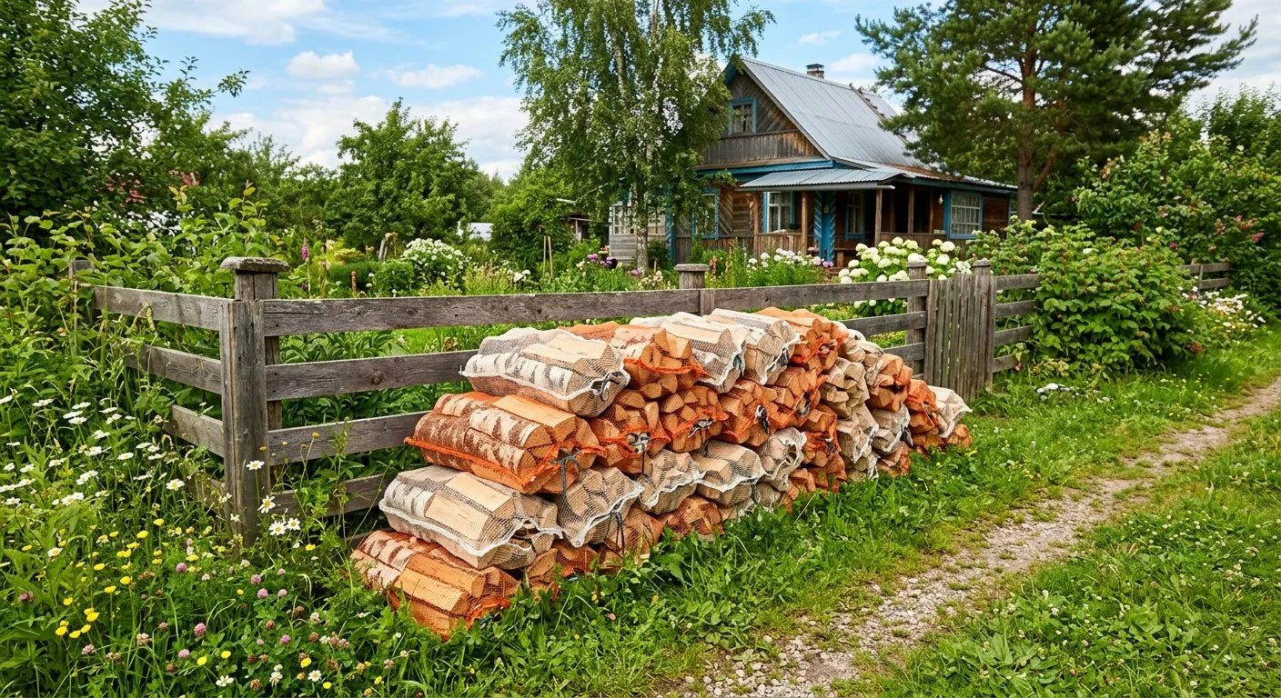 Дрова для дачи в Некрасовке